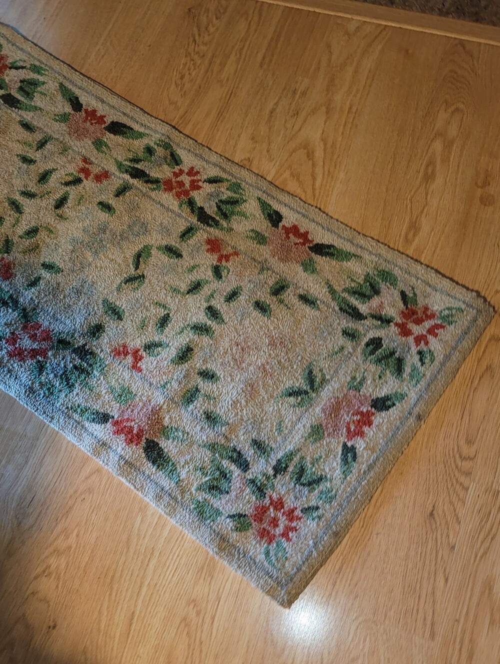 Vintage Handmade Rug - Picture 2 of 11